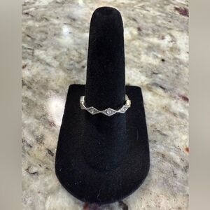 NEW Wavy Milgrain Pattern an Antique Jewelry Technique Elegant Silver Ring 6
